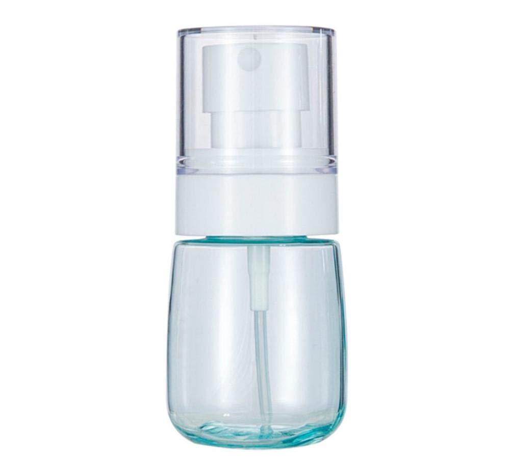 Uteruik Blue 60Ml Plastic Spray Bottle Empty Fine Mist Travel Atomiser Clear Reusable Mini Travel Bottles Liquid Containers, 1Pcs (Blue)