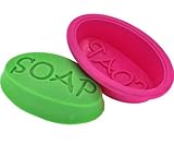 Allforhome Mold soap Oval Silicone Oven Handmade Soap Moulds Candy Making Moulds DIY Chocolate Molds