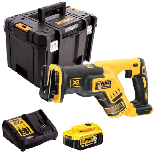 Image of DeWalt DCS367N 18V Brushless Reciprocating Saw with 1 x 5.0Ah Battery & Charger in DWST1-71195 Case