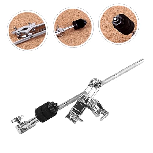 Drum Clamp Extension Plastic Black Head Accesorio de Batería Fácil de Instalar miniatura 5