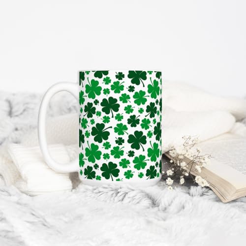 Taza de café St Patrick's Day Trébol 15oz miniatura 3