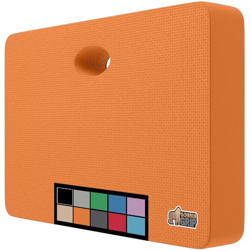 GORILLA GRIP Extra Thick Patent Pending Garden Kneeling Pad 17 5 X 11 Inch Supportive Soft Foam Knee Cushioning Gardening Water Resistant Bathing Bab