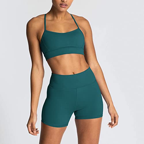 Womens Workout Sets 2 Piece Yoga Outfits Gym Matching Clothing Set — view 4