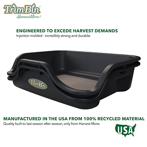 TrimBin Harvest More Trim Bin, Black