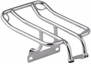 XKMT-Chrome Steel Rear Fender Rack Plated Luggage Shelf Compatible with Compatible with H-D FXD FXD/I FXDB-D Dyna Glide Daytona Custom Low Rider Dyna Super [B0175K1FIS]