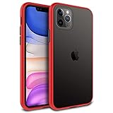 UYMO Hülle Kompatibel mit iPhone 11 Pro Handyhülle Scrub Matte Transluzent Hard Rückenschale TPU...