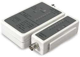 Logilink Cable Tester RJ11, RJ12, RJ45 & BNC, with Remote Unit Cable, WZ0011 (& BNC, with Remote Unit Cable Tester)