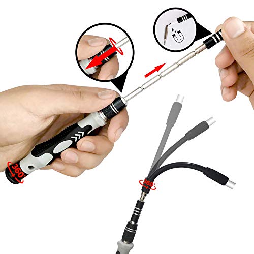 Screwdriver Set,117 in 1 Computer Repair Kit Electronic Tool kit Mini Precision Screwdriver Set with Case for Phone,Laptop,Jewelers