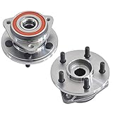 IRONTEK 513084x2 Front Wheel Bearing and Hub Assembly Fit Jeep 1990 Wagoneer, 90-95&97-98 Wrangler, 90-98 Cherokee 4x4, 93 Grand Wagoneer, 93-98 Grand Cherokee, 90-92 Comanche (MJ) 4x4 5 Lugs W/O ABS