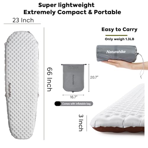 Matelas de camping Naturehike R 5.8 isolant et ultra léger