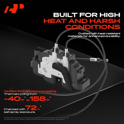 Image of A-Premium Front Right Passenger Side Door Lock Actuator | Compatible with Hyundai Elantra 2009-2012