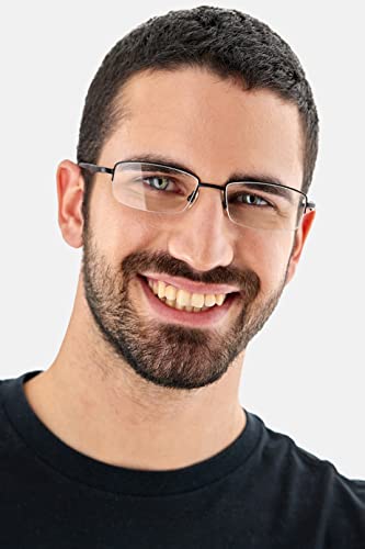 Image of Carrera mens 8860 Rectangular Prescription Eyewear Frames