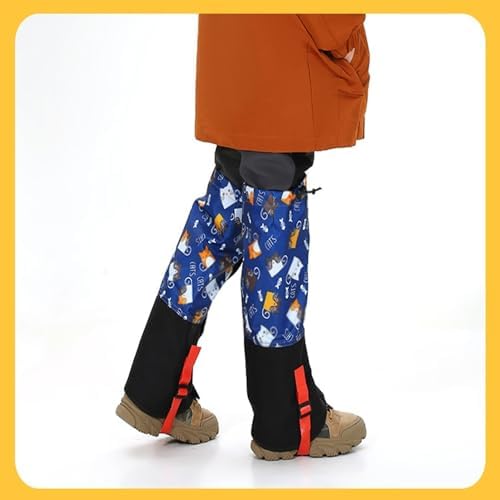 Children's Adjustable Leg Gaiters - Anti-Snake Bite, Portable Snowshoe Gaiters for Outdoor Activities Like Climbing, Skiing, Hunting & Hiking.