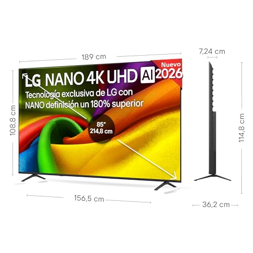 TV LG 4K UHD 85NU850 215 cm 2026 - vue 9