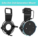 Echo Dot Wall Mount Holder for 2nd Generation Home Accessories Hanger Stand Outlet Smart Amazon 2 Gen Speakers Mounting Bracket Alexa Speaker Echogear Plug Kitchen Devices, USB Cable Included