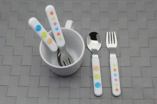 image for ANNOVA Kids Silverware 6 Pieces Stainless Steel Children's Flatware Se