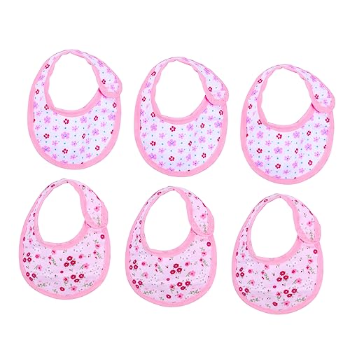 Abaodam 3Juego Baberos Ajustables para Muñecas De Accesorios De Ropa De Reutilizables para Crianza y Desarrollo De Habilidades