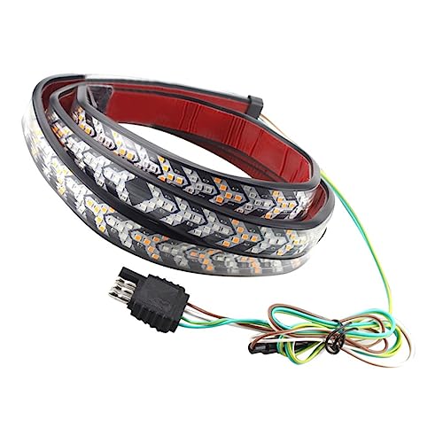 Barre lumineuse LED 48 pouces SOLUSTRE à effet avertisseur lumineux rouge et jaune étanche