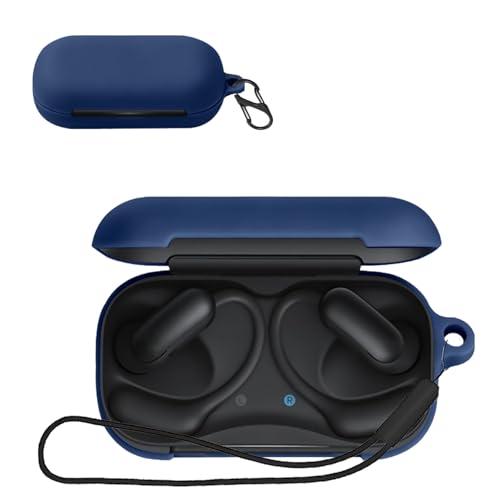 For Anker Soundcore AeroFit 2 Pro �P�[�X �J�o�[�yHNWEIWEI�z �i�J���r�i�t��+�X�g���b�v�t�� �j �V���R�� �֗� �J���r�i�t ���s �y�ʏ��^ �����[�d�\ Anker Soundcore AeroFit 2 Pro
