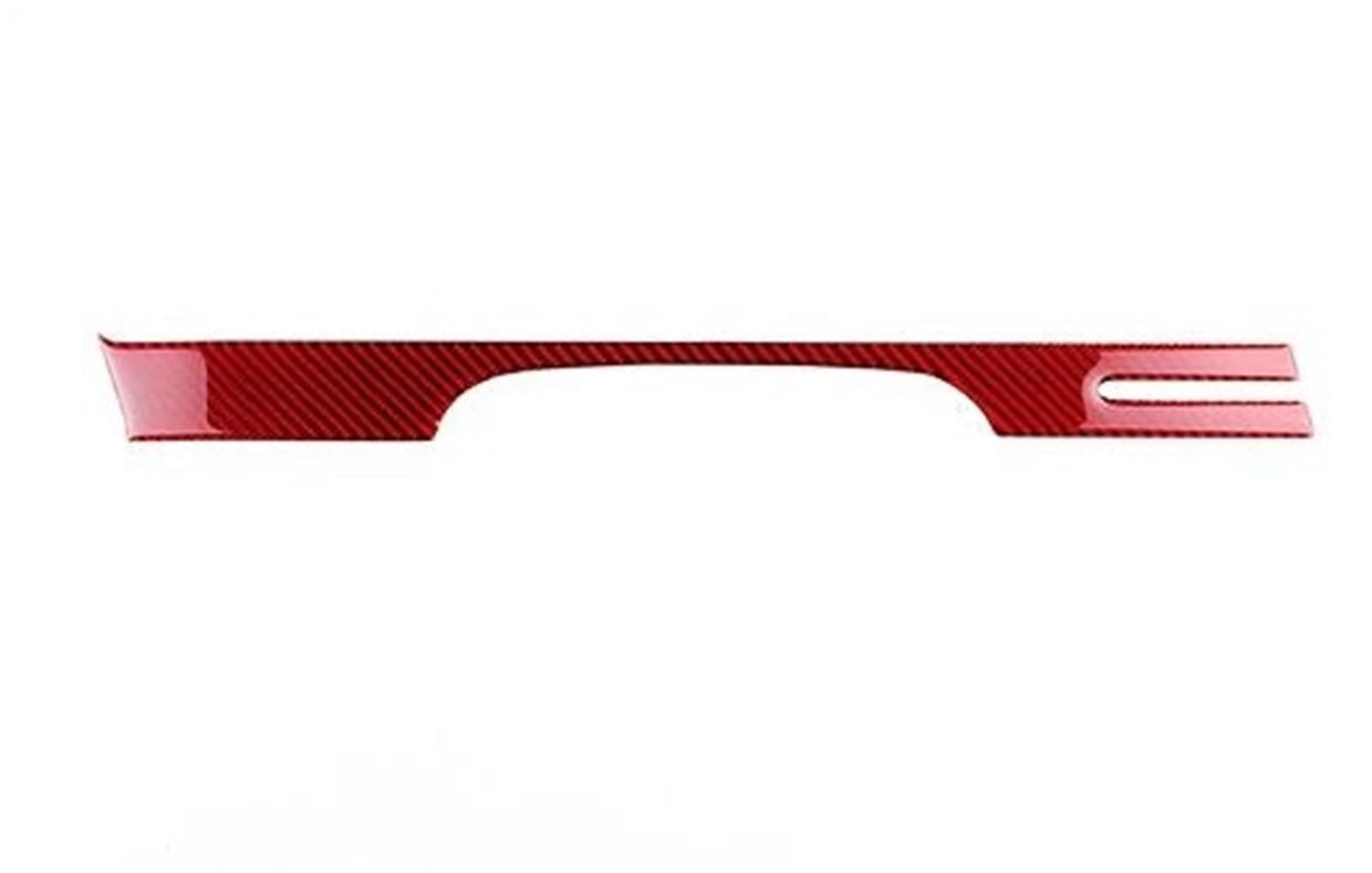 Ousduo For Lhd Red Carbon Real Soft Carbon Fiber Sticker For Kia For Sportage Nq5 2022 2023 2024 2025 Lhd Rhd Car Instrument Dashboard Panel Interior Trim Interior Decal Trim(For Lhd Red Carbon)