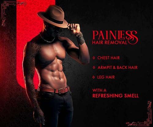 Casanova Hair Removal Cream Spray for Men (200 ML) | Painless Body Hair remove in Just 3-5 Min for Hands, Legs, Chest, Back & Under Arms | Natural & Safe