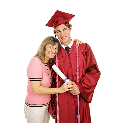 Image of Trounistro 8 Pieces Graduation Cords Yarn Honor Cords with Tassel for College Graduation Students (Pink)