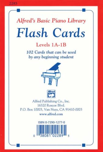 Alfred's Basic Piano Library Flash Cards, Bk 1A & 1B: