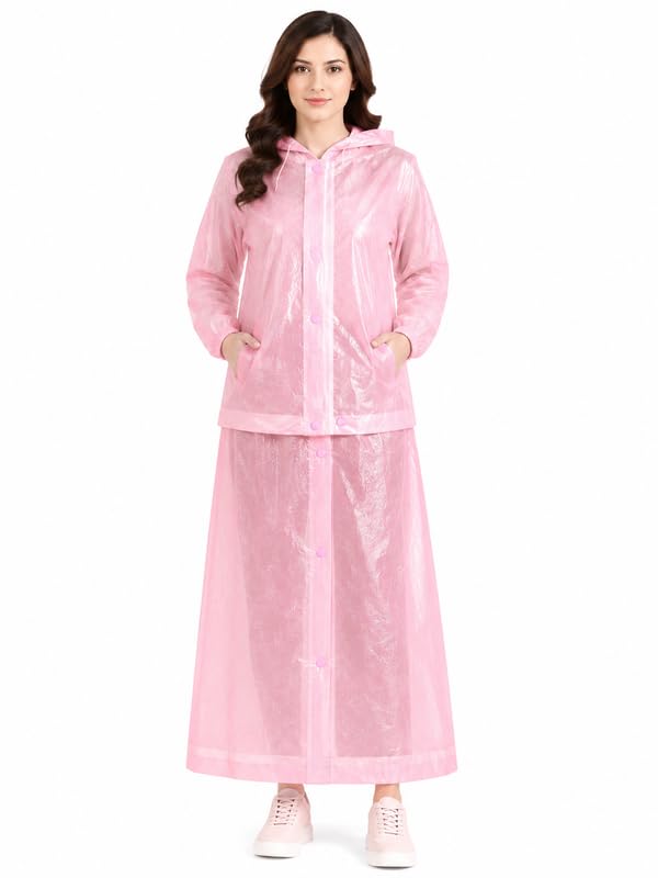 Image of Romano nx 100% Waterproof Rain Skirt Top Jacket for Women Rain Coat with 3 Years Warranty in 28 Colors