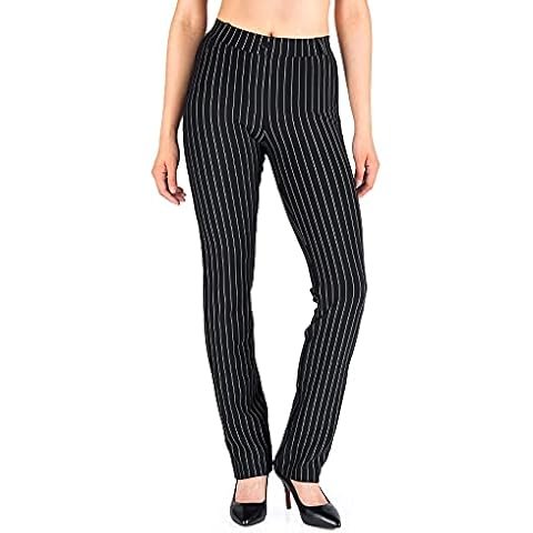 Yogipace Pantalones de Yoga de Pierna Recta para Mujer con Trabillas para Cinturón Cover
