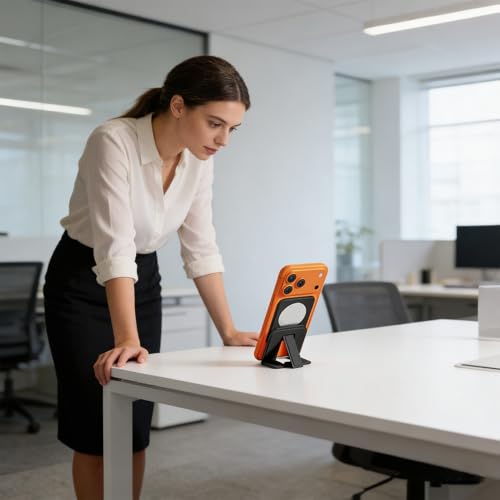 Support smartphone pliable magnétique pour stabiliser vos vidéos sur table - 7