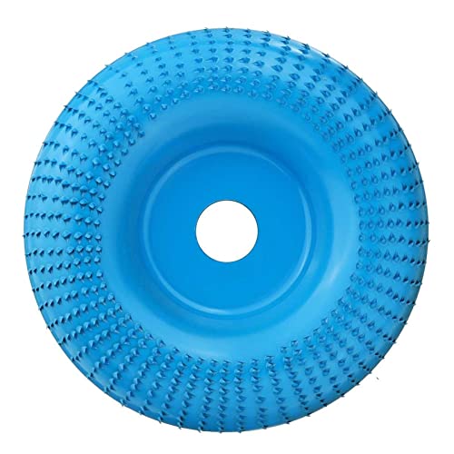 Disco para tallar madera para amoladora angular, Muela abrasiva de ángulo madera con carburo tungsteno que cubre tamaños múltiples multicolores(Blue,100Mmx16Mm)