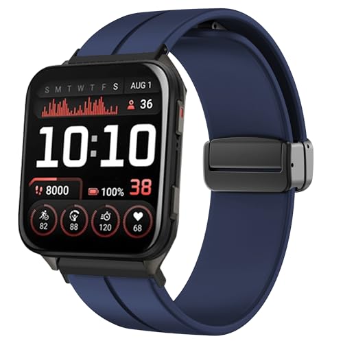Garmin Venu X1�p�o���h�A�\�t�g�V���R���X�|�[�c���X�g�o���h�����p�X�g���b�v Garmin Venu X1�X�}�[�g�E�H�b�`�ɑΉ� (�u���[)