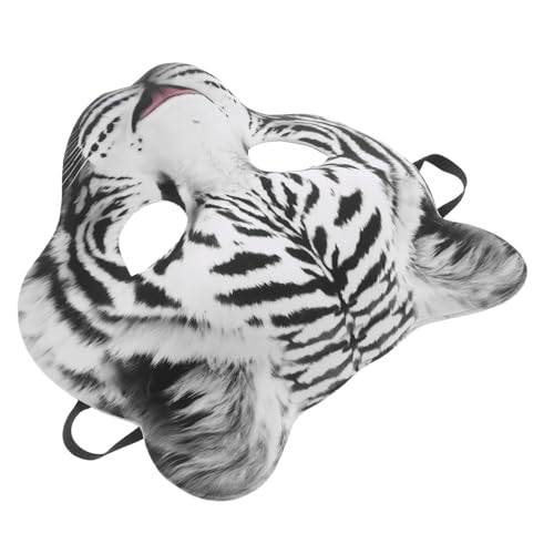 Masque de tigre blanc original accessoire cosplay bal masqué homme femme