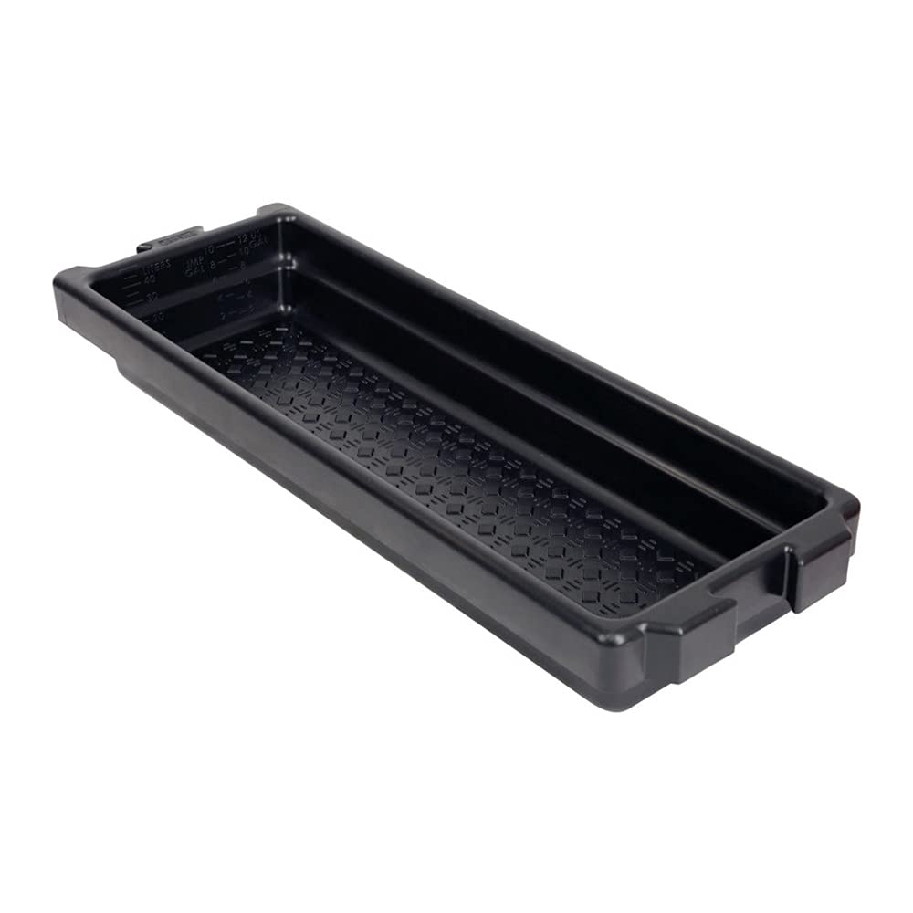 Kerbl 16610 SuperKombi Mini Klauenwanne, Schwarz, 120cm x 40cm x 18cm, 50L Volumen