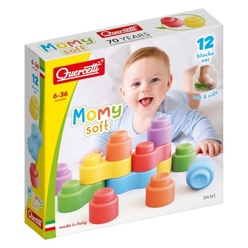 CONTENUTO RICCO E SICURO - La confezione include 8 blocchi singoli e 4 blocchi doppi in silicone morbido, lavabili e resistenti. Un'ottima scelta tra i giochi bambini 1 anno, giochi bimba 2 anni e giocattoli bambino 2 anni. Per il Download delle Istruzioni / Album andare nel sito ufficiale di Quercetti ed inserire il codice 04141 nel menù di ricerca situato in alto a destra.