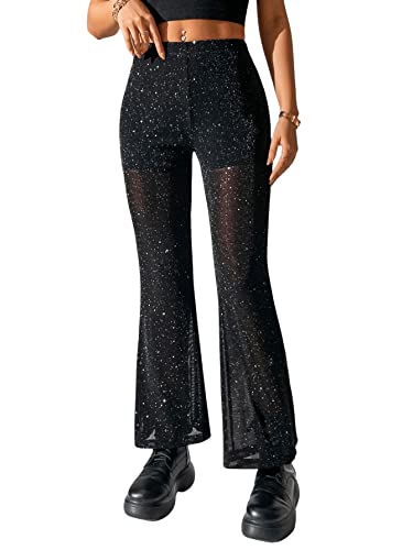 パンツ pellicule glitter film sheer pants パンツ pellicule glitter film sheer pants PELLICULE glitter
