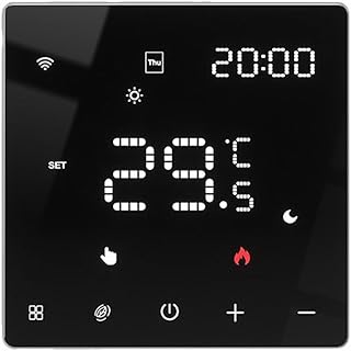 Smart Home Fußbodenheizungsthermostat, wöchentlich programmierbarer Temperaturregler mit Sprachsteuerung, umschaltbare Temperatureinheiten (BZEH)