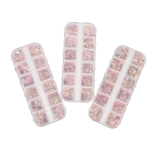 VICASKY Nail Art Glitters Iridescent Nail Glitter Flakes DIY Sequins Makeup Sequins