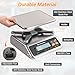 BROMECH Food Scale Pound and Ounce, Rechargable, Commercial Grade, Stainless Steel Platform, for Meat Shop, Deli, Produce Market (66lb)