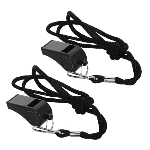 2 silbatos de árbitro de ABS para entrenamiento y supervivencia miniatura 1