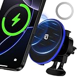 Pixel Wireless Car Mount Charger Magsafe for Google Pixel 10 Pro XL 9 8 7,15W Wireless Car Charger Air Vent Magnetic Android Phone Holder Fast Charging Kickstand for Samsung Galaxy S25 Ultra/S24/S23