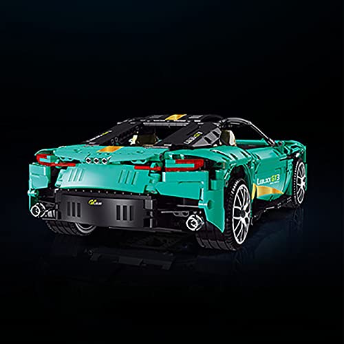 FYHCY Technik Bausteine Auto, 2008 Klemmbausteine Technik Sportwagen Bausatz, Rennwagen Modell Bauset Fahrzeuge… – Bild 5