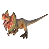 Denash Hochsimulierte Dilophosaurus-Figuren-Spielzeugkollektion für ab 3 Jahren, Umweltfreundlicher PVC-Kunststoff