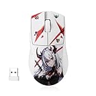 Mouse Gamer Redragon King Pro Eisa 1K Branco Personagem Anime PAW3395 26000 DPI M916AK-PRO
