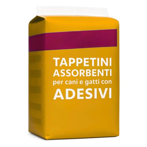 Tappetini Igienici per Cani 60x60 e 60x90 - Traversine Cane Super Assorbenti con Bordi Adesivi - Traverse Antiscivolo per Cani e Gatti (50, 60x90)