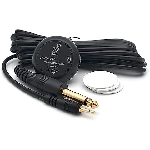 AD-35 Mini Pickup Amplifier Transducer Stick Piezo Pickup for Acoustic Guitar Ukulele Violin Cello Banjo Guitar Parts Cover