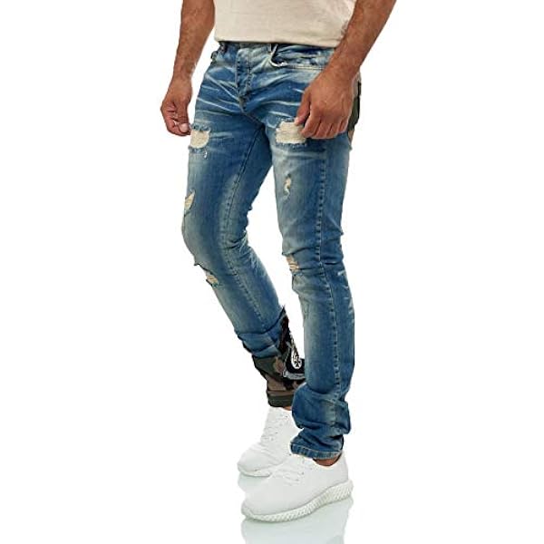 KINGZ herr jeans 1602 blå