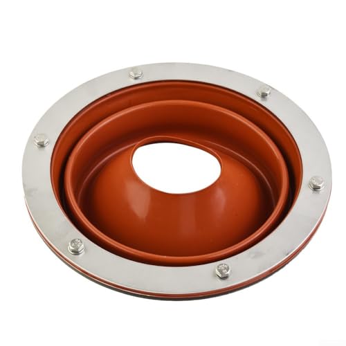 Conector de chimenea resistente al calor con collar de silicona de alta densidad 6