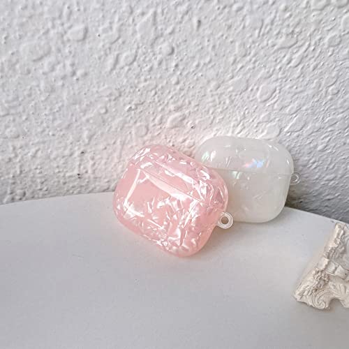 Cocomii Pearl Airpods 3 Case - Pearl Glitter - Slim - Lightweight - Glossy - Keychain Ring Shiny Sparkle Sequin Bling - Luxury Headphone Case Cover Compatible With Apple Airpods 3 (Iridescent) #TOP3