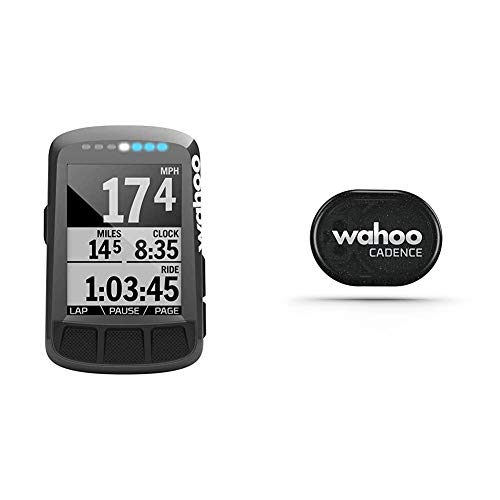 Wahoo Fitness ELEMNT Bolt GPS Bike Computer Mixte Adulte, Black & RPM Capteur de Cadence avec Bluetooth Smart et Ant connectivité